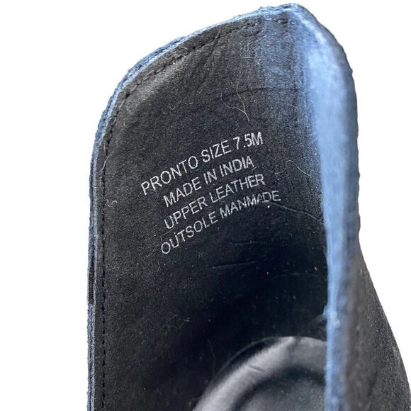 COCONUTS By Matisse Pronto Black Leather V-Cut Ankle Boots Booties Size 7.5 - Picture 9 of 9